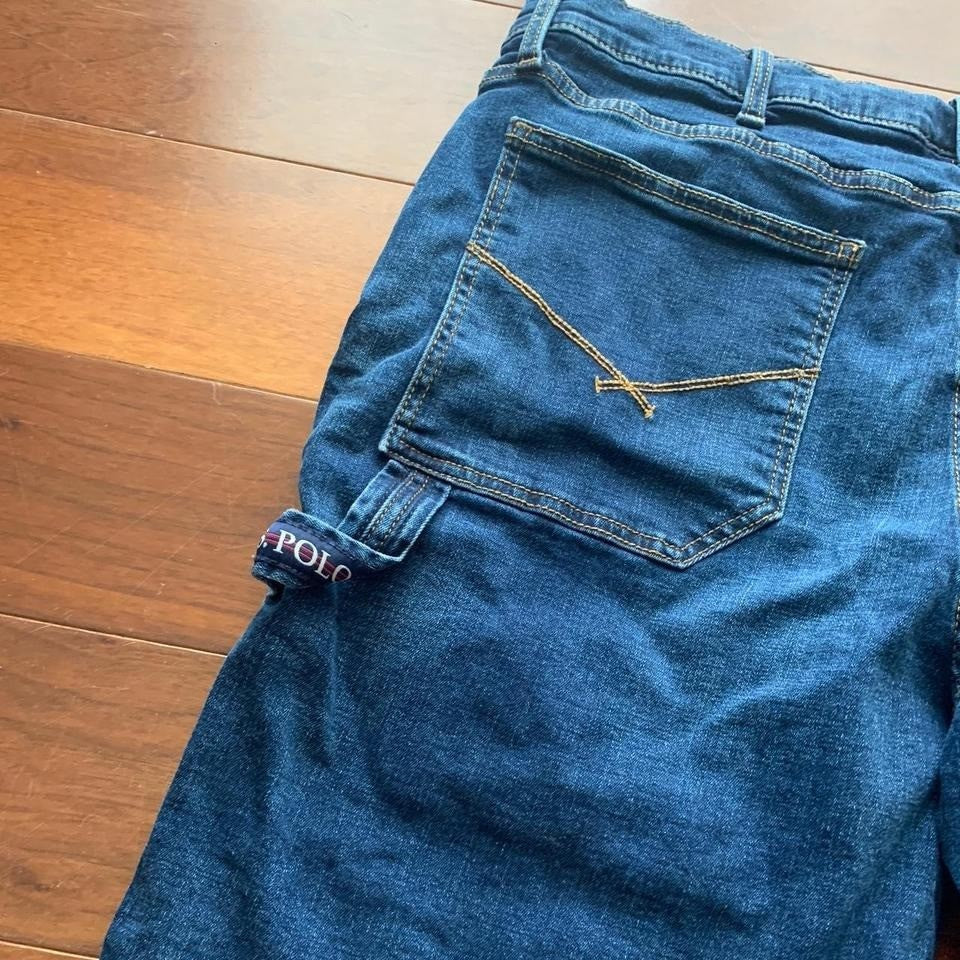 Y2K Polo Assn. Denim Carpenter Jorts