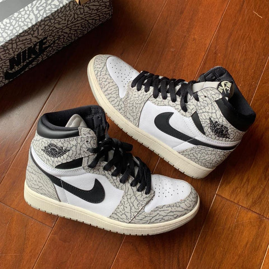 Jordan 1 Retro High OG White Cement
